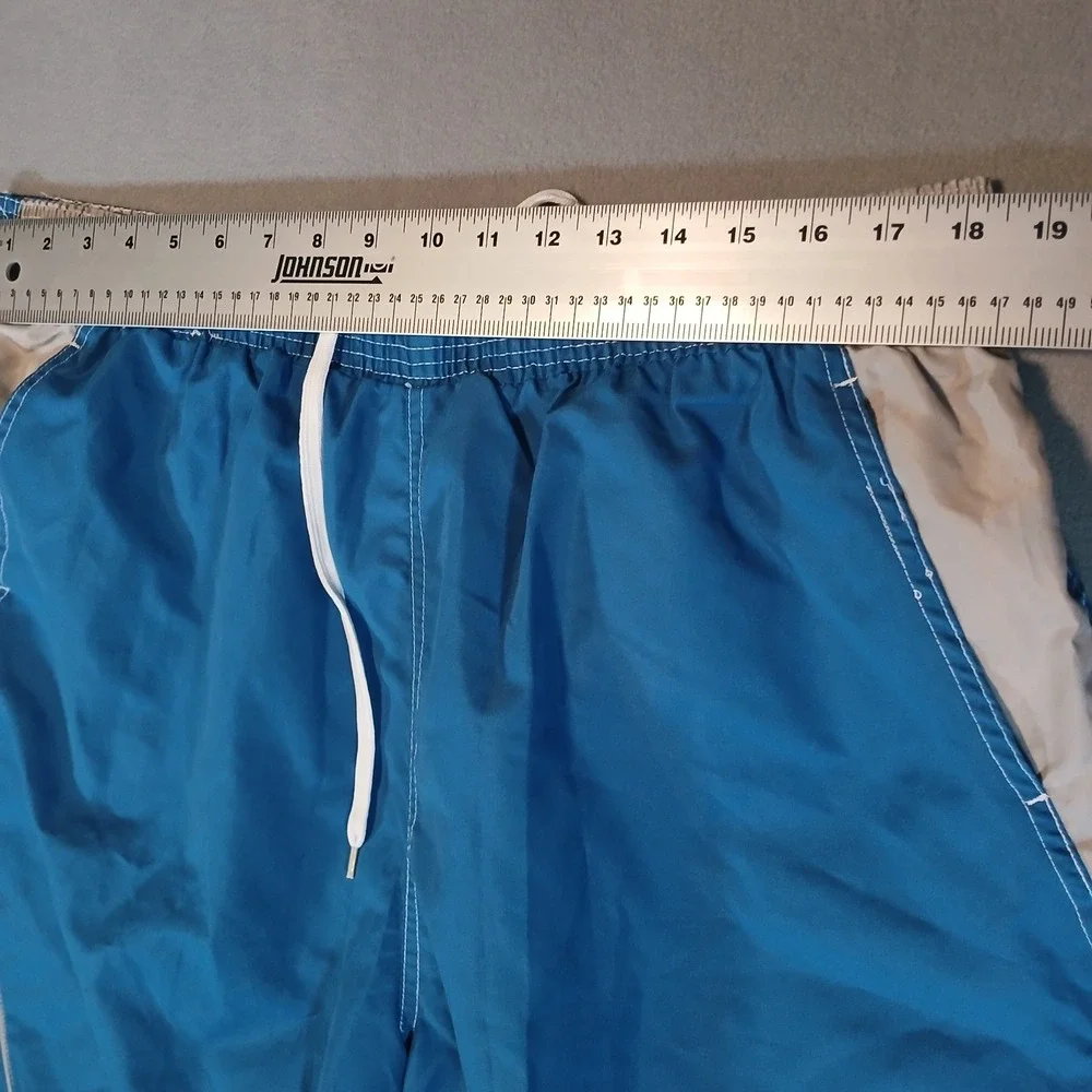 Los Angeles Dodgers MLB Board Shorts Mens XXL Blue Gray‎ Lined Swim Trunks LA